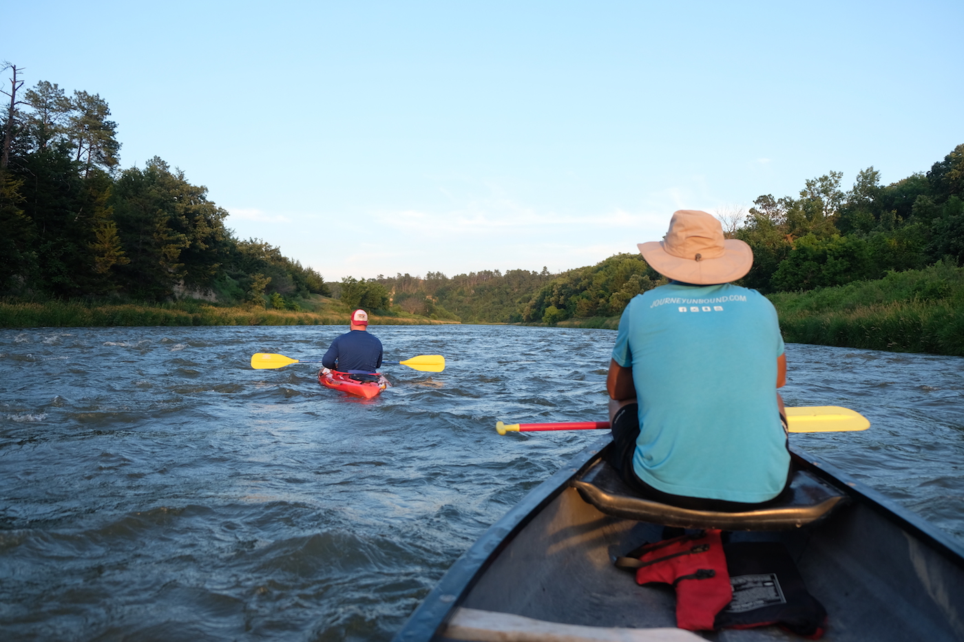 kayakers