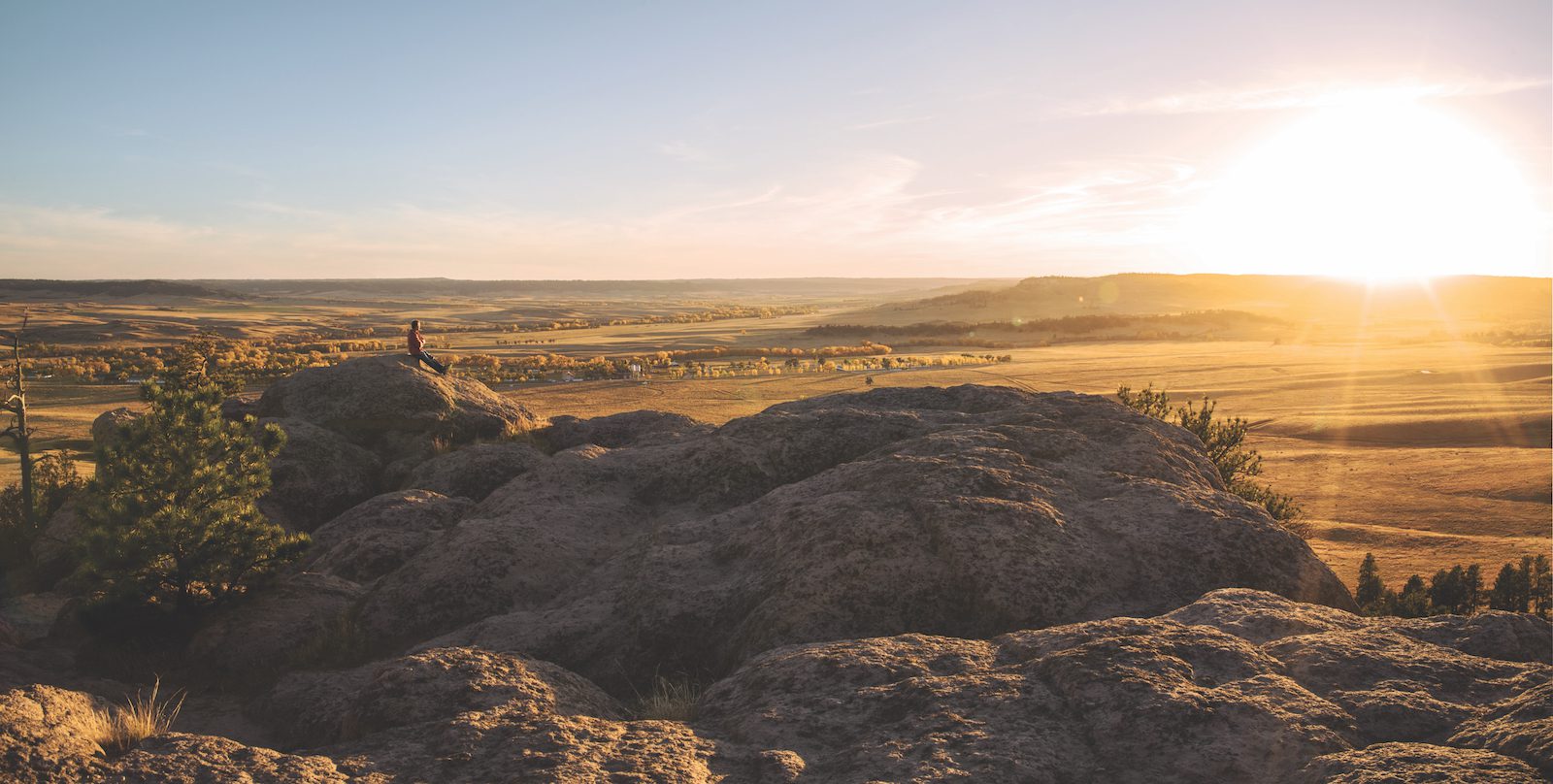 Fort Robinson Panoramic Scenic view overlooking Fort Robinson